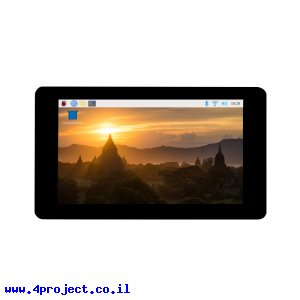 מסך מגע קיבולי LCD 7" 800x480, ממשק DSI