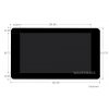 מסך מגע קיבולי LCD 7" 800x480, ממשק DSI