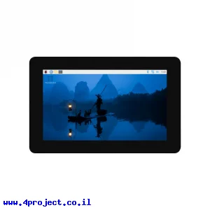 מסך מגע קיבולי LCD 7" 1280x720, ממשק DSI, אופקי