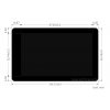 מסך מגע קיבולי LCD 4" 480x800, ממשק DSI