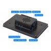 מארז לכרטיסי Raspberry PI 5 על מסך מגע 7"