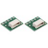 מחבר JST-SH 5-pin על כרטיסון - אופקי, 2 יחידות