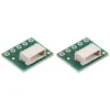 מחבר JST-SH 5-pin על כרטיסון - אופקי, 2 יחידות