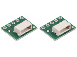 תמונה של מוצר מחבר JST-SH 5-pin על כרטיסון - אופקי, 2 יחידות