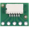 מחבר JST-SH 5-pin על כרטיסון - אופקי, 2 יחידות
