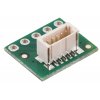 מחבר JST-SH 5-pin על כרטיסון - אנכי, 2 יחידות