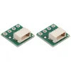 מחבר JST-SH 4-pin על כרטיסון - אופקי, 2 יחידות