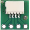 מחבר JST-SH 4-pin על כרטיסון - אופקי, 2 יחידות