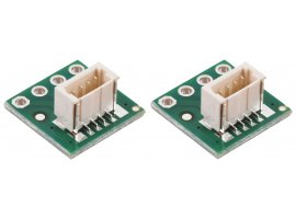 תמונה של מוצר מחבר JST-SH 4-pin על כרטיסון - אנכי, 2 יחידות