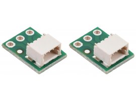 תמונה של מוצר מחבר JST-SH 3-pin על כרטיסון - אופקי, 2 יחידות