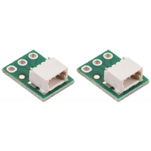 מחבר JST-SH 3-pin על כרטיסון - אופקי, 2 יחידות