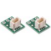 מחבר JST-SH 3-pin על כרטיסון - אנכי, 2 יחידות