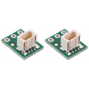 מחבר JST-SH 3-pin על כרטיסון - אנכי, 2 יחידות