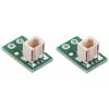 מחבר JST-SH 2-pin על כרטיסון - אנכי, 2 יחידות