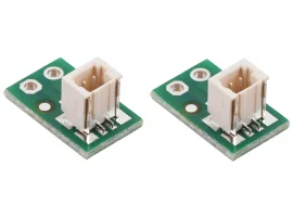 תמונה של מוצר מחבר JST-SH 2-pin על כרטיסון - אנכי, 2 יחידות