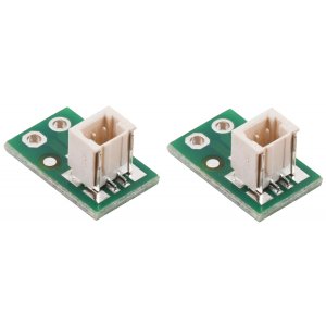 מחבר JST-SH 2-pin על כרטיסון - אנכי, 2 יחידות
