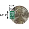 מחבר JST-SH 2-pin על כרטיסון - אנכי, 2 יחידות