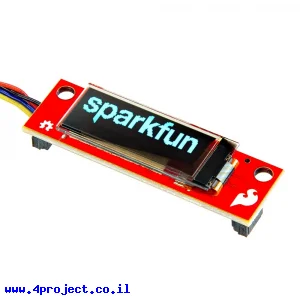 מסך OLED 128x32 - חיבור Qwiic