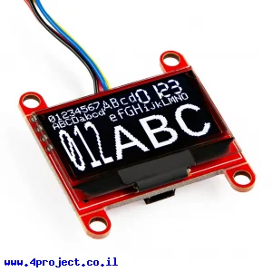 מסך OLED 128x64 - חיבור Qwiic