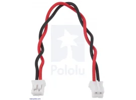תמונה של מוצר כבל עם JST-PH 2pin נקבה משני הצדדים - 10 ס"מ