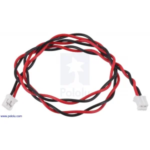 כבל עם JST-PH 2pin נקבה משני הצדדים - 40 ס"מ