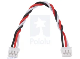 תמונה של מוצר כבל עם JST-PH 3pin נקבה משני הצדדים - 10 ס"מ