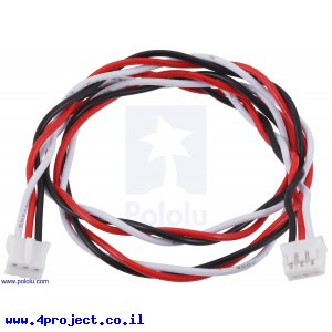 כבל עם JST-PH 3pin נקבה משני הצדדים - 40 ס"מ