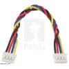 כבל עם JST-PH 4pin נקבה משני הצדדים - 10 ס"מ