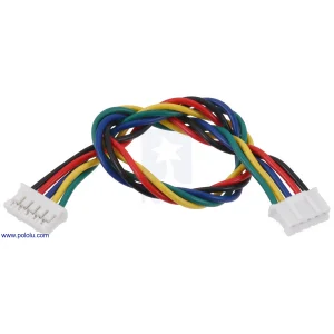 כבל עם JST-PH 5pin נקבה משני הצדדים - 16 ס"מ