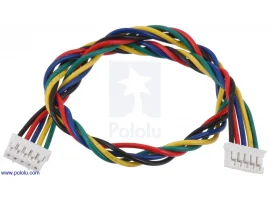 תמונה של מוצר כבל עם JST-PH 5pin נקבה משני הצדדים - 25 ס"מ