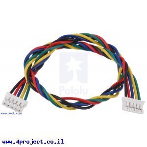 כבל עם JST-PH 5pin נקבה משני הצדדים - 25 ס"מ