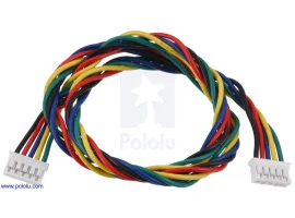 תמונה של מוצר כבל עם JST-PH 5pin נקבה משני הצדדים - 40 ס"מ