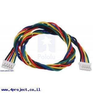 כבל עם JST-PH 5pin נקבה משני הצדדים - 40 ס"מ