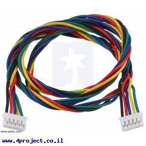 כבל עם JST-PH 5pin נקבה משני הצדדים - 63 ס"מ