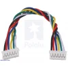 כבל עם JST-PH 6pin נקבה משני הצדדים - 10 ס"מ