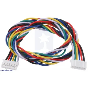 כבל עם JST-PH 6pin נקבה משני הצדדים - 40 ס"מ