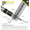 גלגל שיניים מתהדק לשרשרת 8mm, לציר 8 מ"מ בצורת REX, פלדה - 14 שיניים