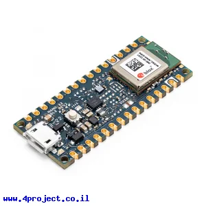 כרטיס פיתוח Arduino Nano 33 BLE Rev2 ללא מחברים
