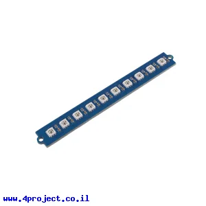 פס לדים עם 10 יחידות של WS2813 - חיבור Grove