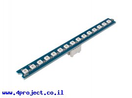 תמונה של מוצר פס לדים עם 15 יחידות של WS2813 - חיבור Grove