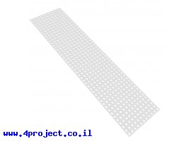 תמונה של מוצר לוח גמיש מחורר תבנית goBILDA, מידות 88x352 מ"מ, 11x44 חורים, פלסטיק