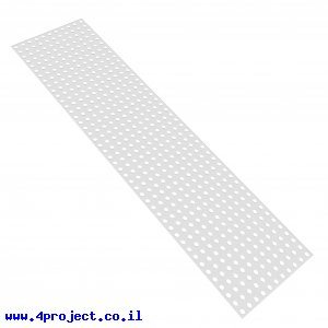 לוח גמיש מחורר תבנית goBILDA, מידות 88x352 מ"מ, 11x44 חורים, פלסטיק