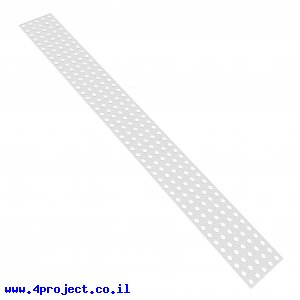 לוח גמיש מחורר תבנית goBILDA, מידות 40x352 מ"מ, 5x44 חורים, פלסטיק