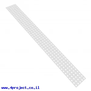 לוח גמיש מחורר תבנית goBILDA, מידות 40x352 מ"מ, 5x44 חורים, פלסטיק