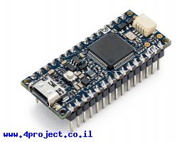 תמונה של מוצר כרטיס פיתוח Arduino Nano R4 עם מחברים