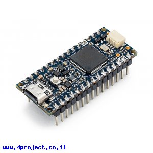 כרטיס פיתוח Arduino Nano R4 עם מחברים