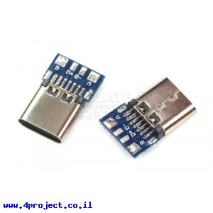 מחבר USB-C נקבה למצב 2.0