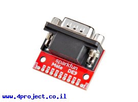 תמונה של מוצר מחבר DE9/DB9 זכר על כרטיסון