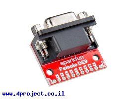 תמונה של מוצר מחבר DE9/DB9 נקבה על כרטיסון