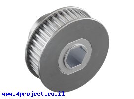 תמונה של מוצר גלגלת רצועת תזמון GT2 6mm לציר REX 8 מ"מ - 40 שיניים